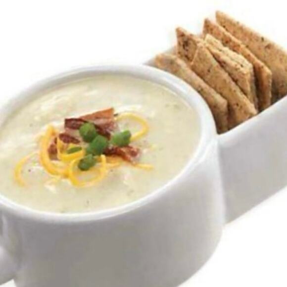 Soup and Cracker Mug or Cereal Bowl by Kitchen Gadgets, 12 fluid ounces - Picture 1 of 4
